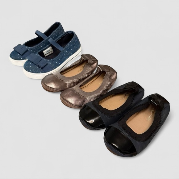 Girls Sz 8 Shoe Bundle – 2 Yosi Samra Flats + OshKosh Mary Jane + Harper Canyon - Picture 16 of 16